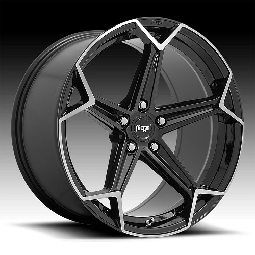 Niche Arrow M259 Brushed Gloss Black Custom Wheels 1